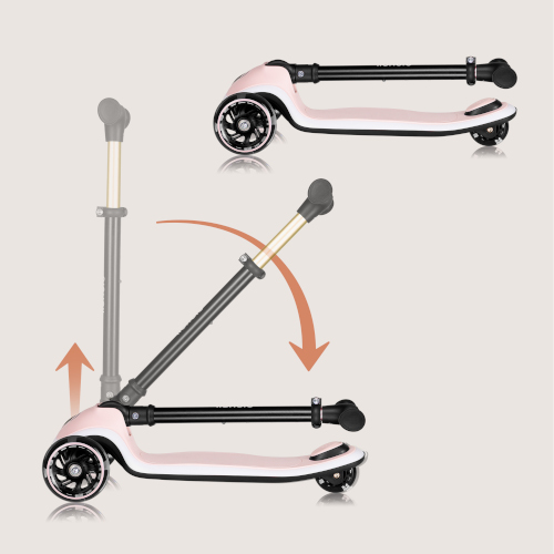 Höhenverstellbarer Lenker am Balance-Scooter
